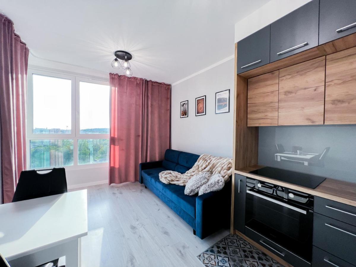 12 Floor Mogilska Tower Apartment คราคูฟ ภายนอก รูปภาพ
