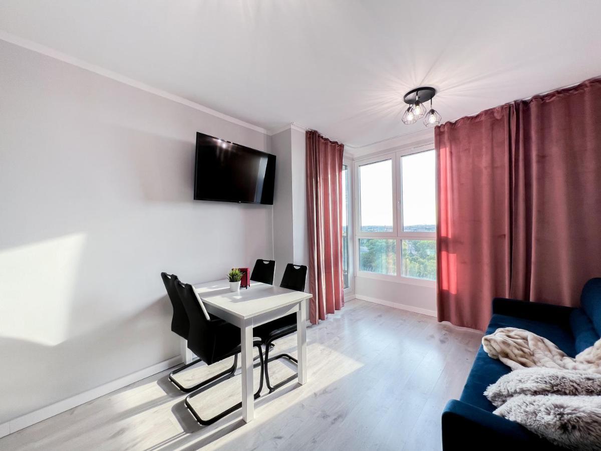 12 Floor Mogilska Tower Apartment คราคูฟ ภายนอก รูปภาพ